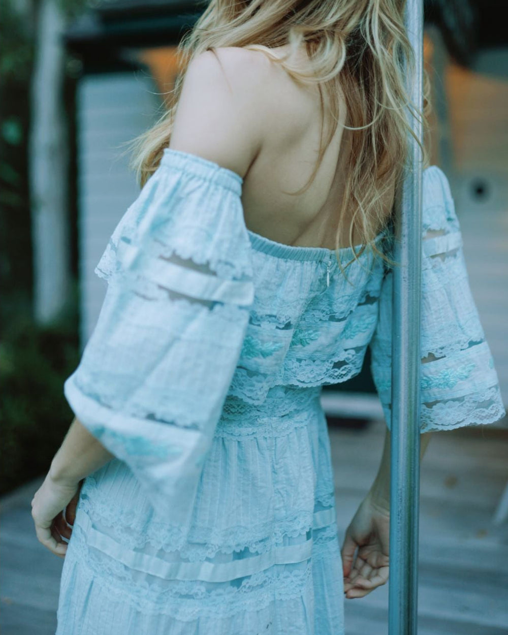 Celeste Dress in Baby Blue