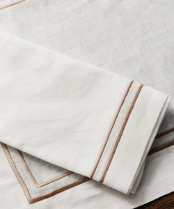 Sophie Classic Two Cord Napkin in Antique Gold