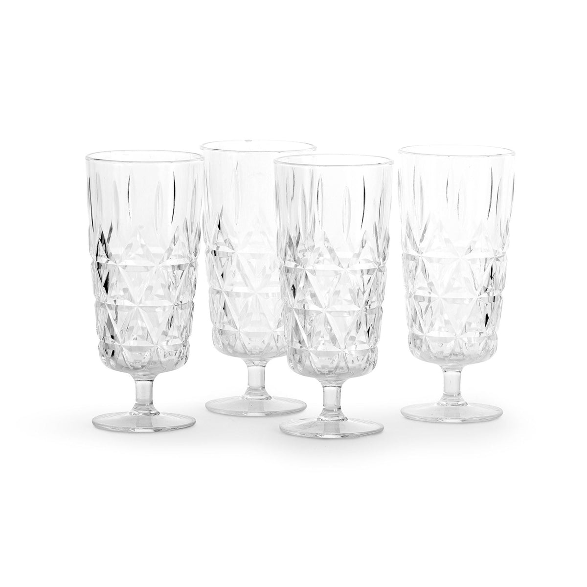 Picnic Outdoor-Party Dinnerware Collection, Champagne Glass, Pack of 4