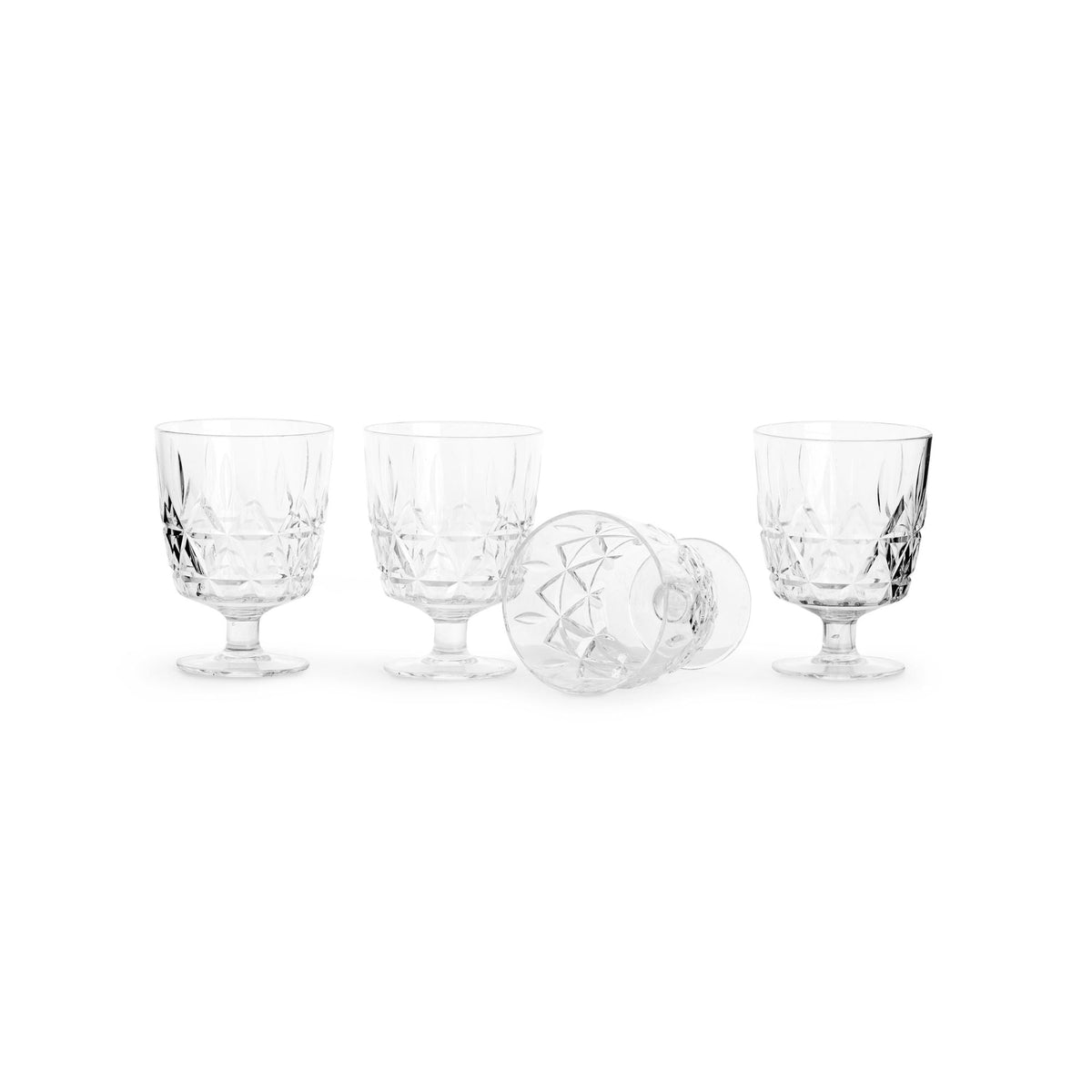 Picnic Outdoor-Party Dinnerware Collection, Wine Glass, Pack of 4