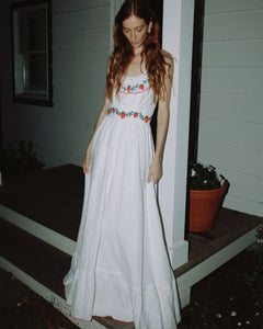 Margot Dress in Strawberry Garden
