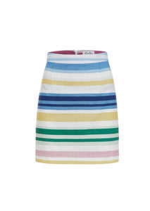 Mini Skirt in Sofa Stripe