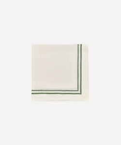 Sophie Classic Two Cord Napkin in Moss Green