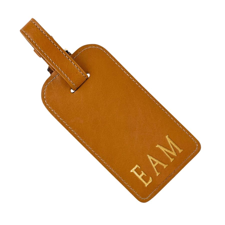 Traditional Leather Luggage Tag