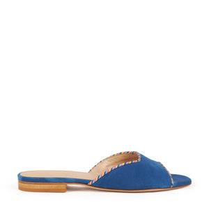 Bebe Clio Slide in Tie Dye Blue