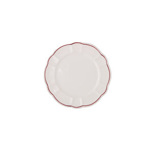 Romilly Side Plate in Red, Set of 4