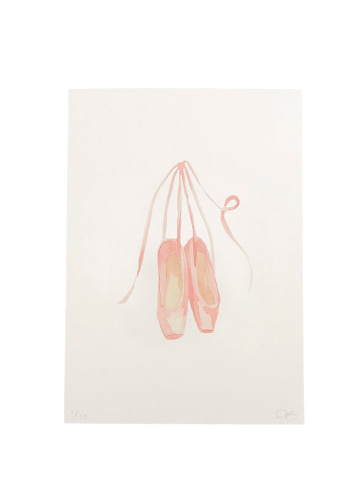 Limited Edition Ballet Shoes Print