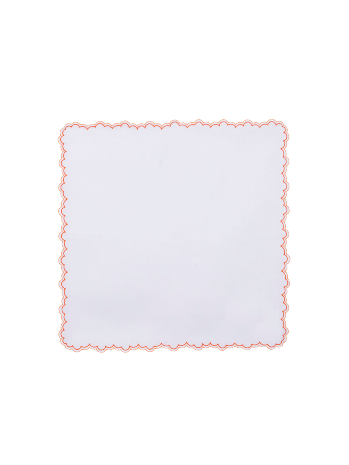 Escama Linen Dinner Napkin in Orange