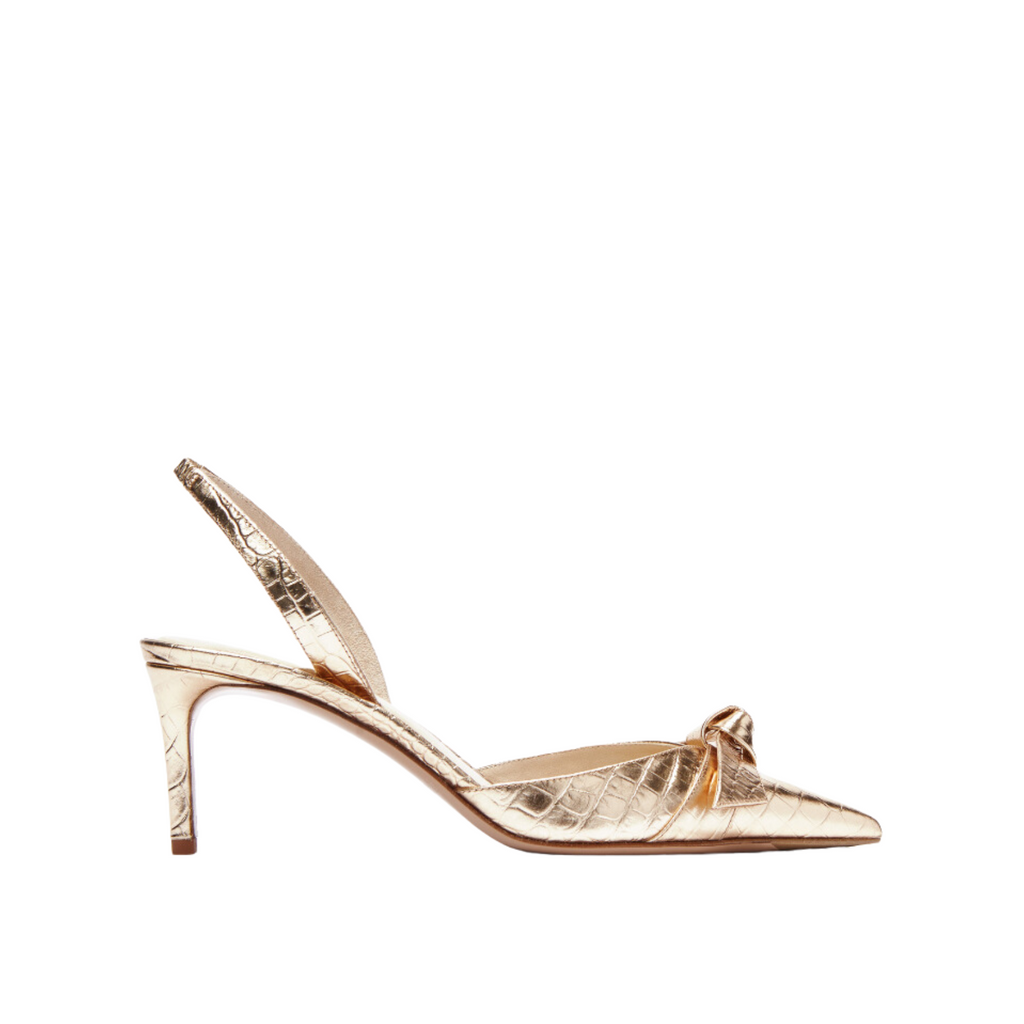 Clarita Slingback 60 Leather Pump | Over The Moon