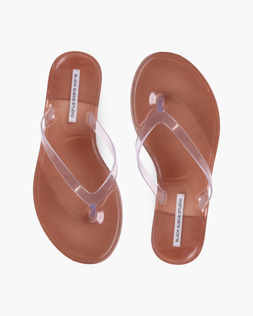 Crystal Sandal in Old Rose/Clear PVC