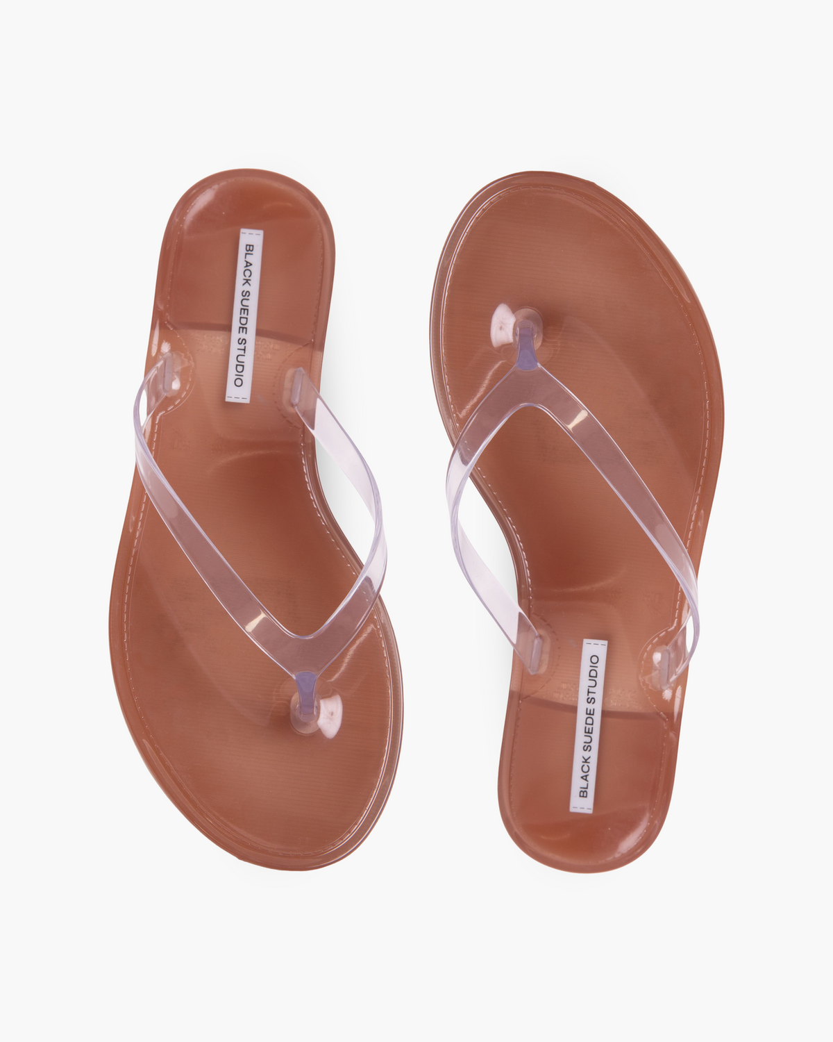 Crystal Sandal in Old Rose/Clear PVC