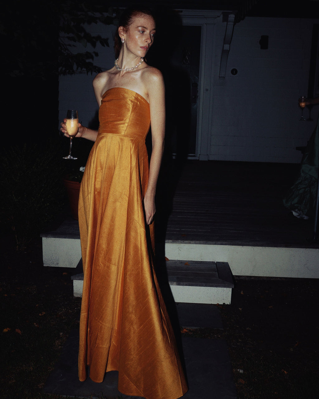 Katherine Maxi Dress in Marigold L