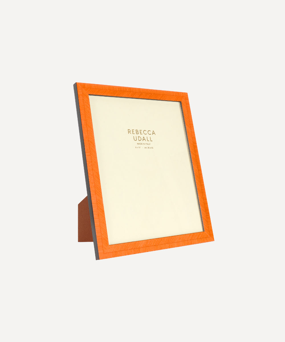 Orange Bianca photo frame by Rebecca Udall