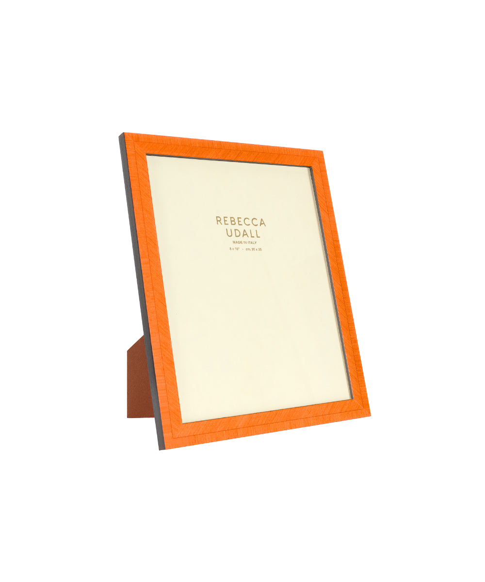 Orange Bianca photo frame by Rebecca Udall