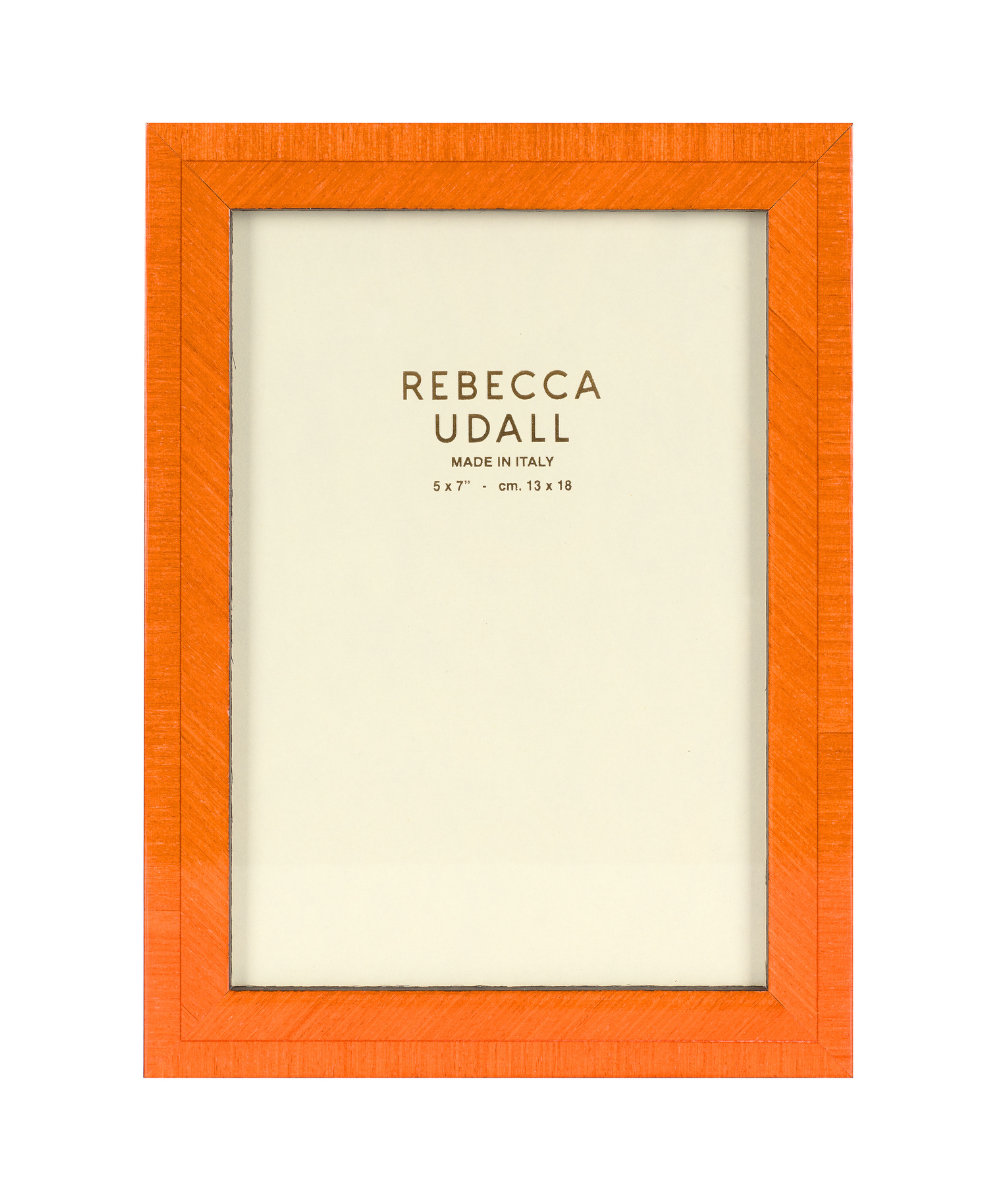 Orange Bianca photo frame by Rebecca Udall