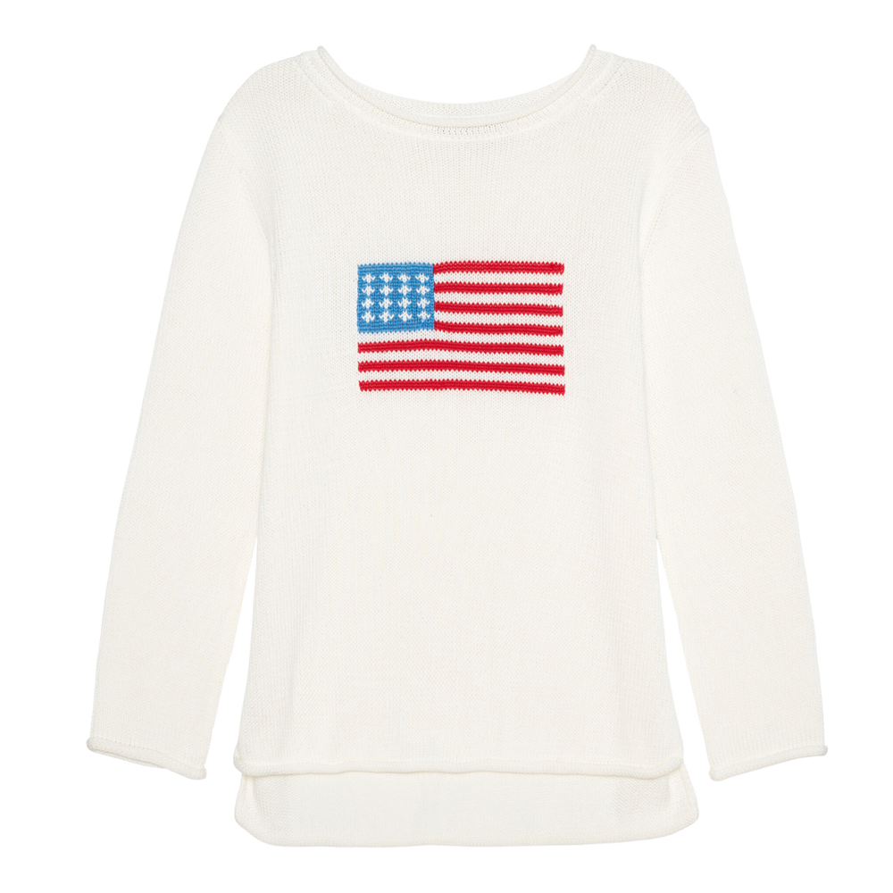 Mid-Weight American Flag Sweater