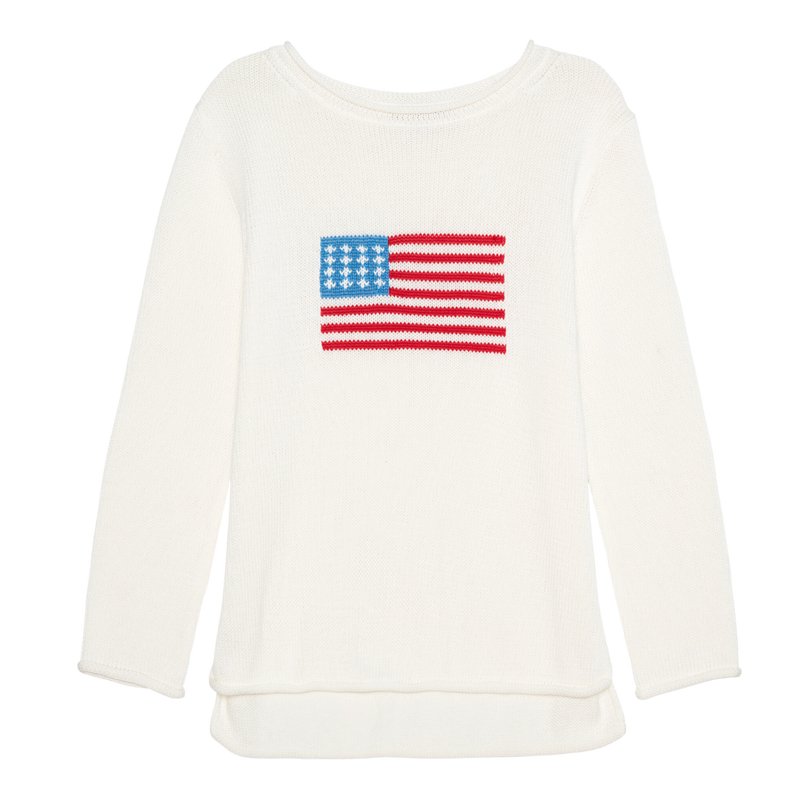 Mid-Weight American Flag Sweater
