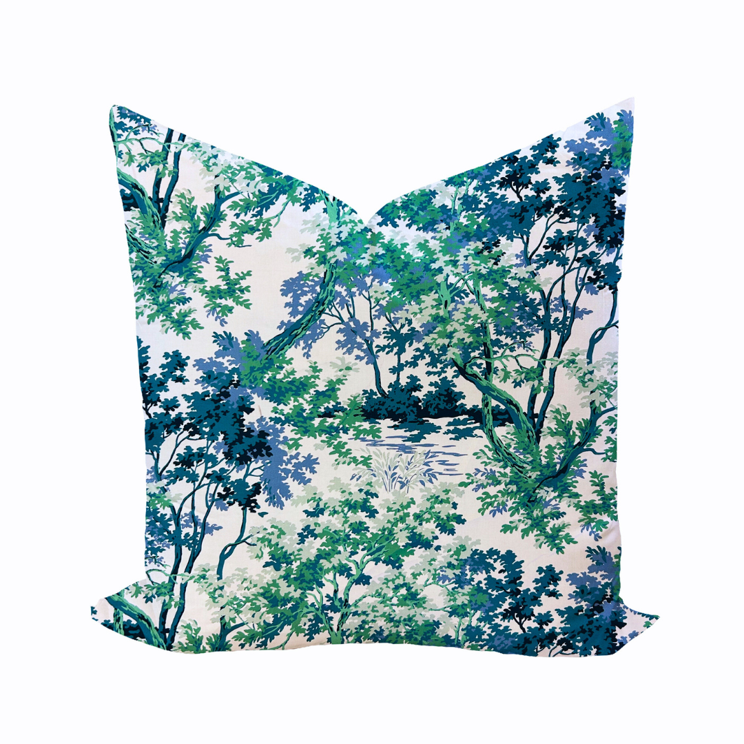 24x24 Ginger in Turquoise - Wheaton Whaley Home Exclusive