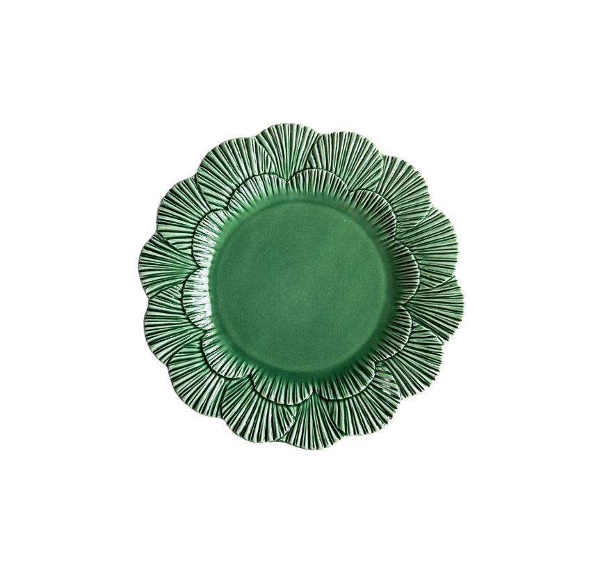 Laguna Side Plate in Green, Set of 4