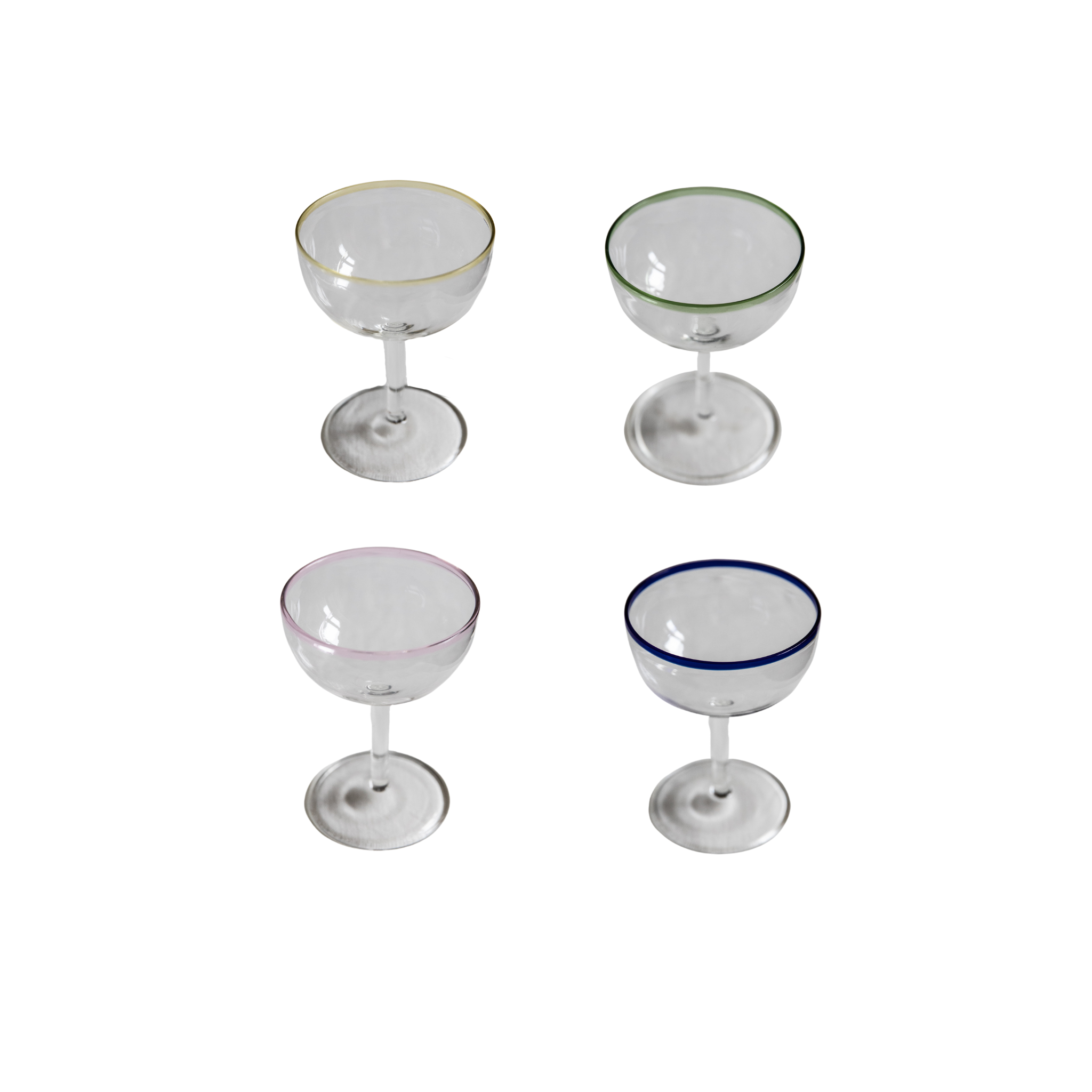 Confetti Coupes, Set of 4 - Skye McAlpine Tavola