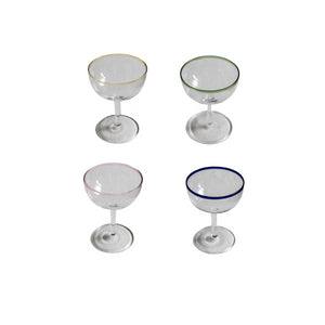 Confetti Coupes, Set of 4 - Skye McAlpine Tavola