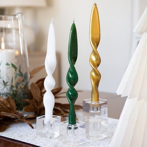 Acrylic Stackable Candle Holders, Set of 4