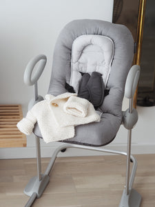 BÉABA Up & Down Height Adjustable Baby Rocker in Grey