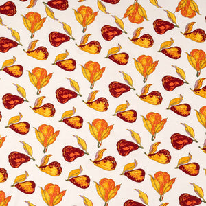 Orchard Pear Tablecloth in Burgundy