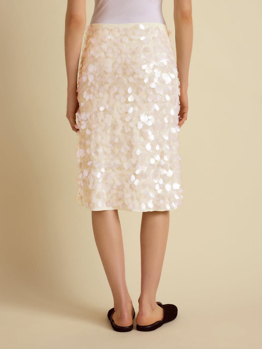 Paillette Tubino in Ivory