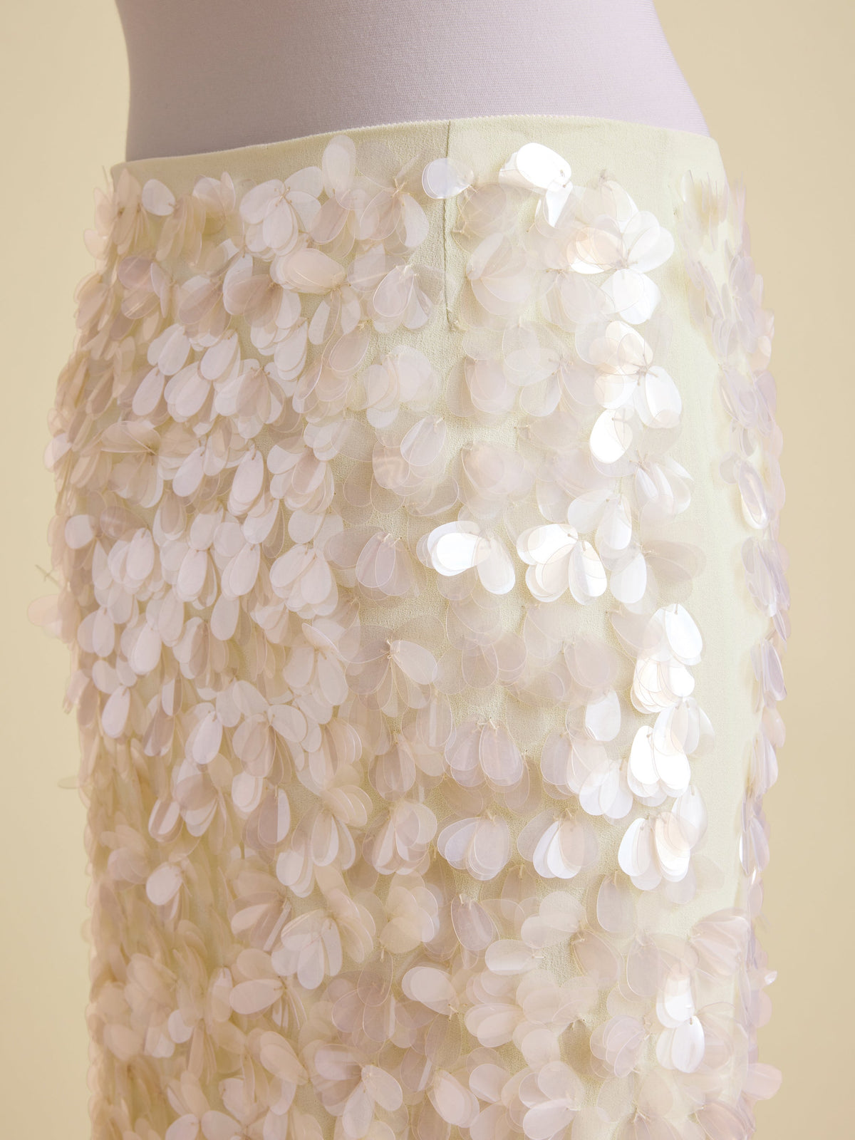 Paillette Tubino in Ivory