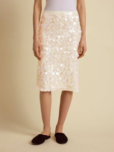 Paillette Tubino in Ivory