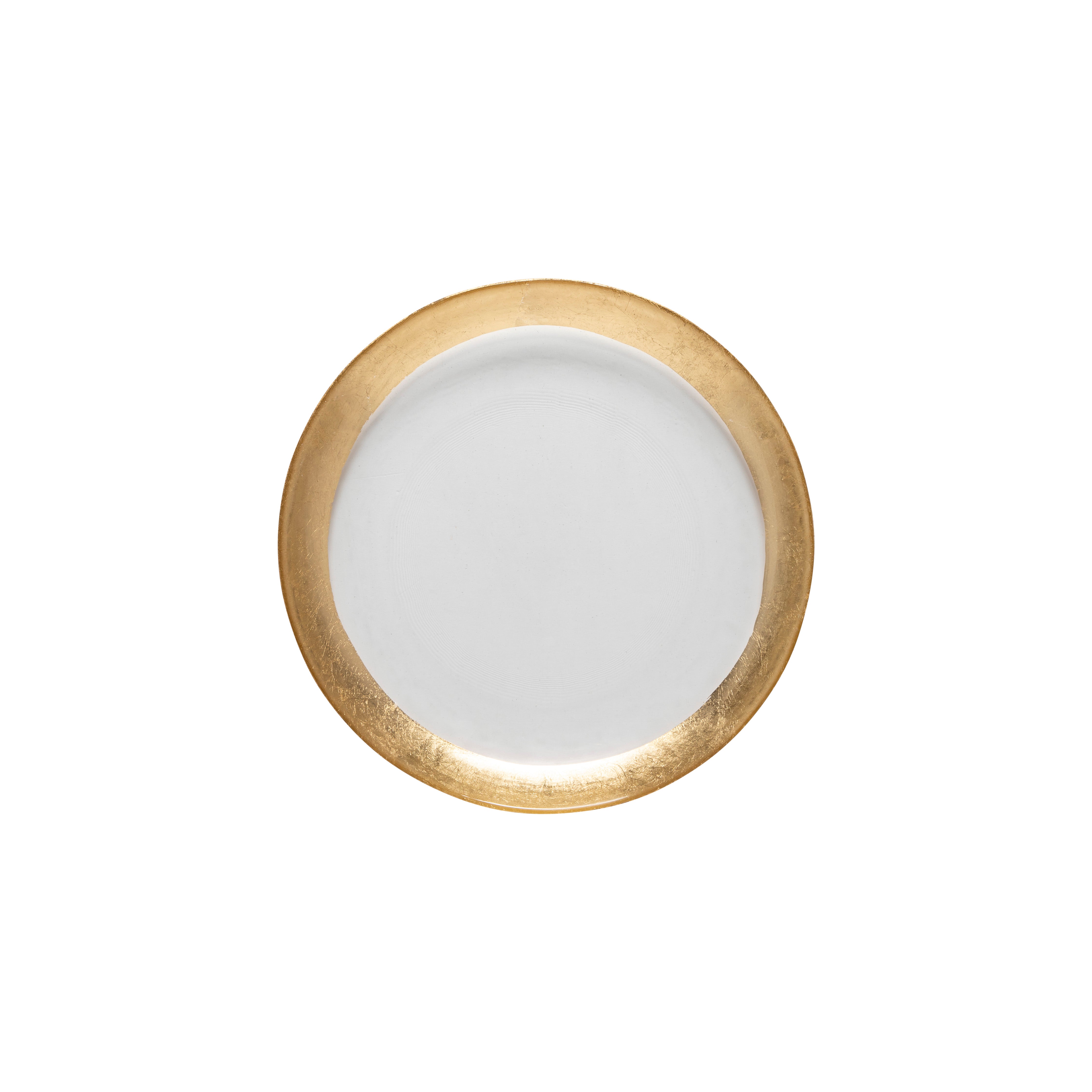 Camilla Collection Salad Plates in Gold, Set of 6