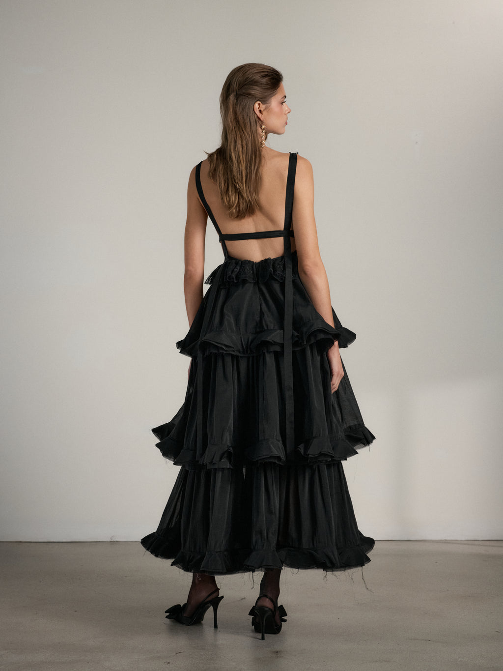 The Valencia Dress in Black