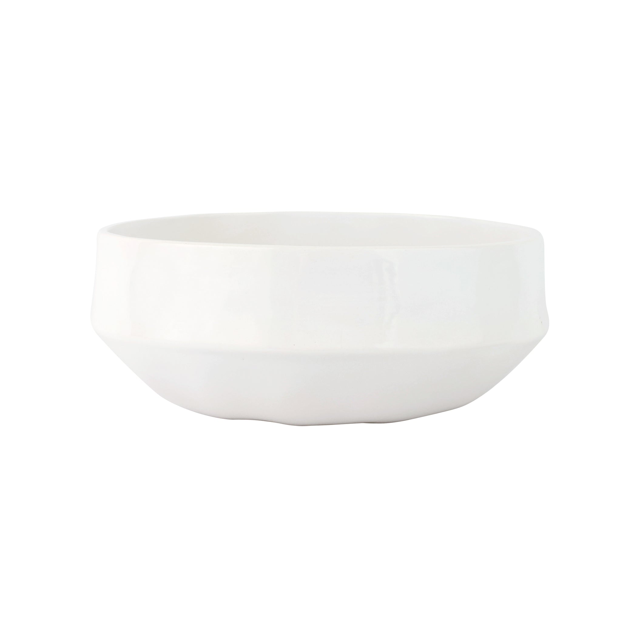 Aria White Organic Large Serving Bowl