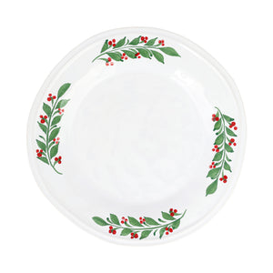 Aria Holiday Dinner Plate in Green
