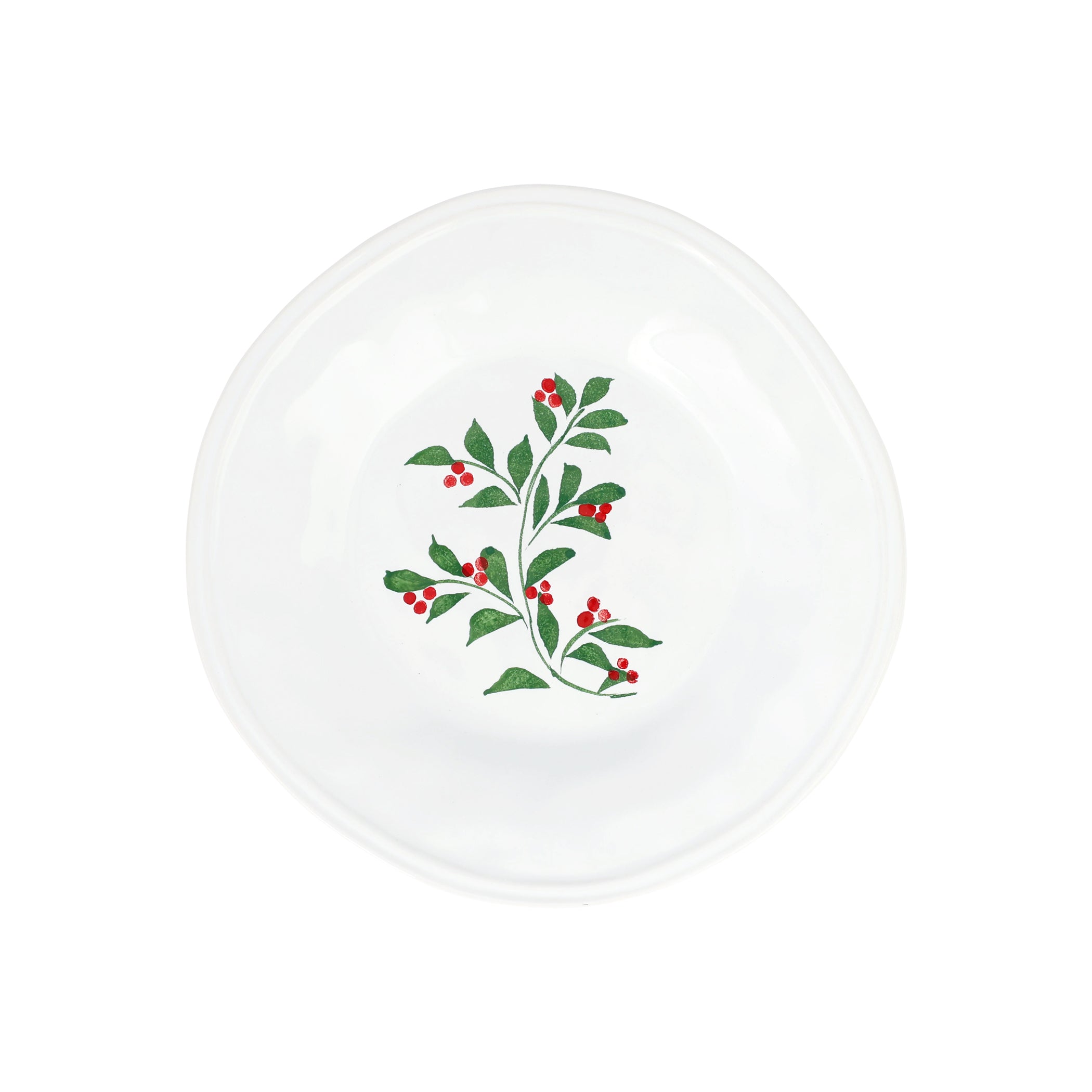 Aria Holiday Salad Plate in Green