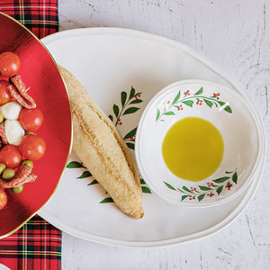 Aria Holiday Cereal Bowl in Green