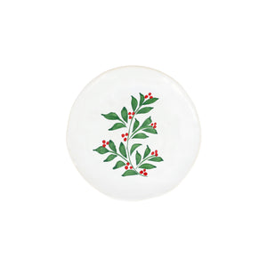 Aria Holiday Cocktail Plate in Green