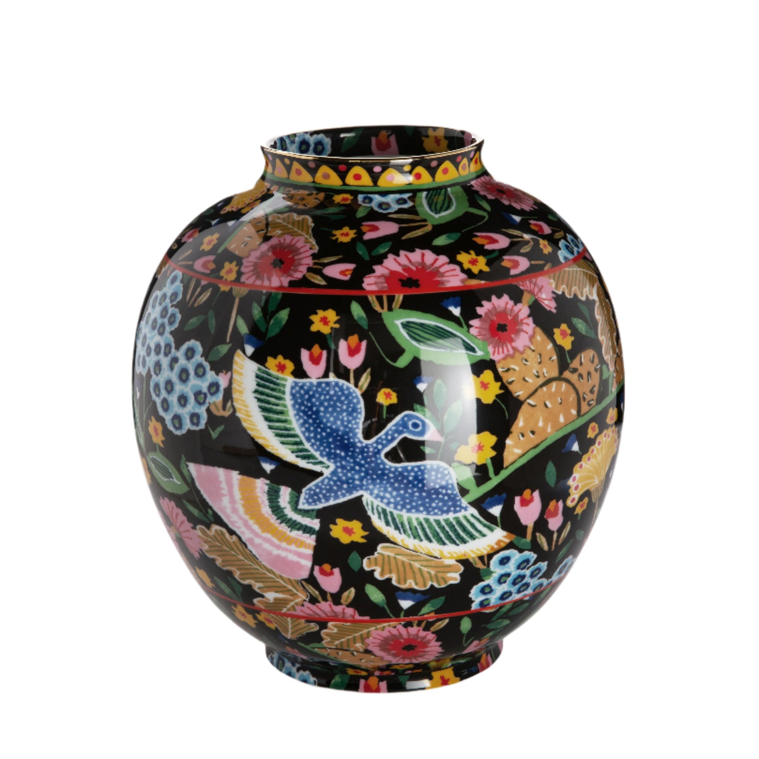 Small Bubble Vase in Colombo Black