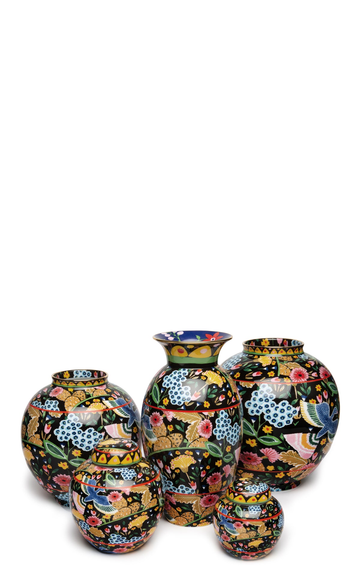 Small Bubble Vase in Colombo Black
