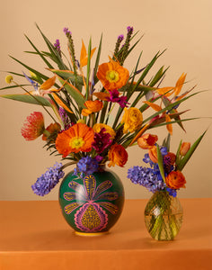 Bubble Vase in Big Pineapple Green