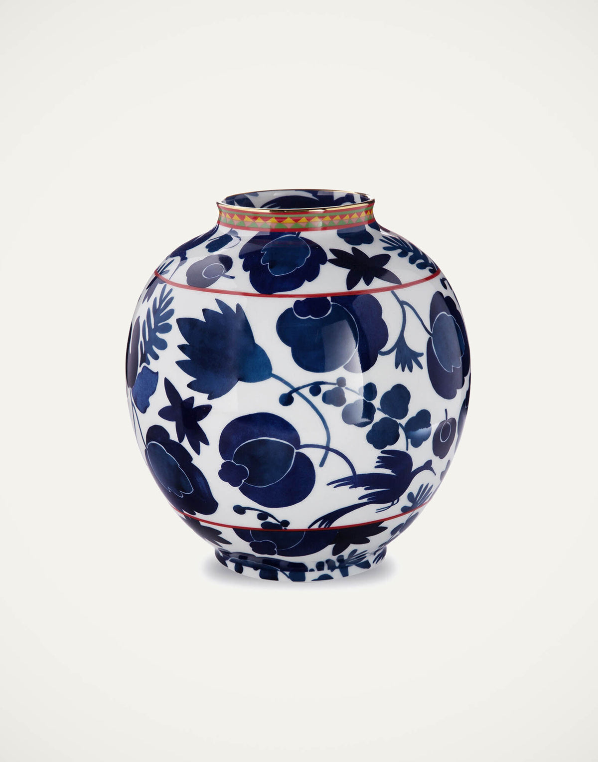 Bubble Vase - Wildbird Blu in Porcelain Wildbird Blu in Porcelain