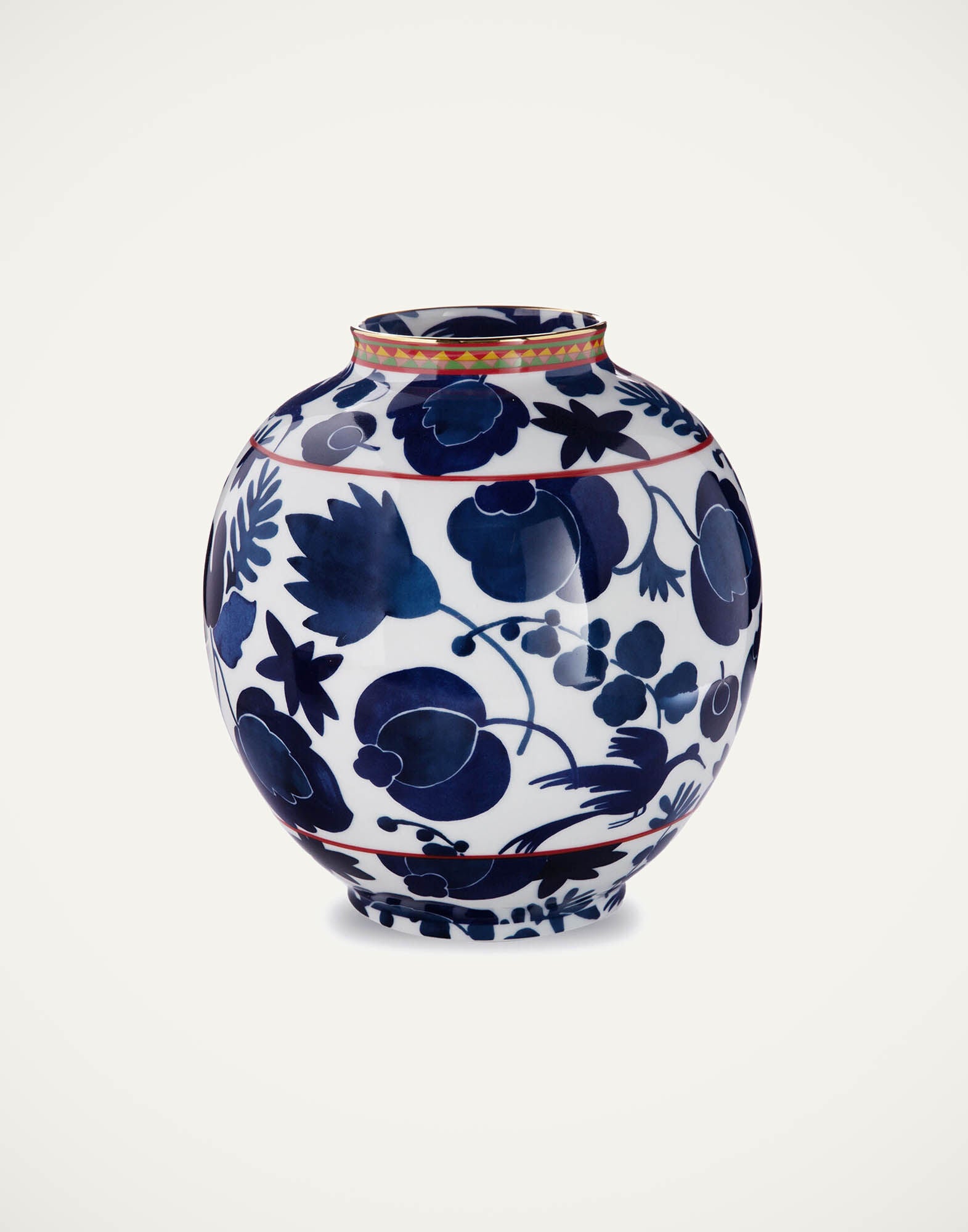 Bubble Vase - Wildbird Blu in Porcelain Wildbird Blu in Porcelain