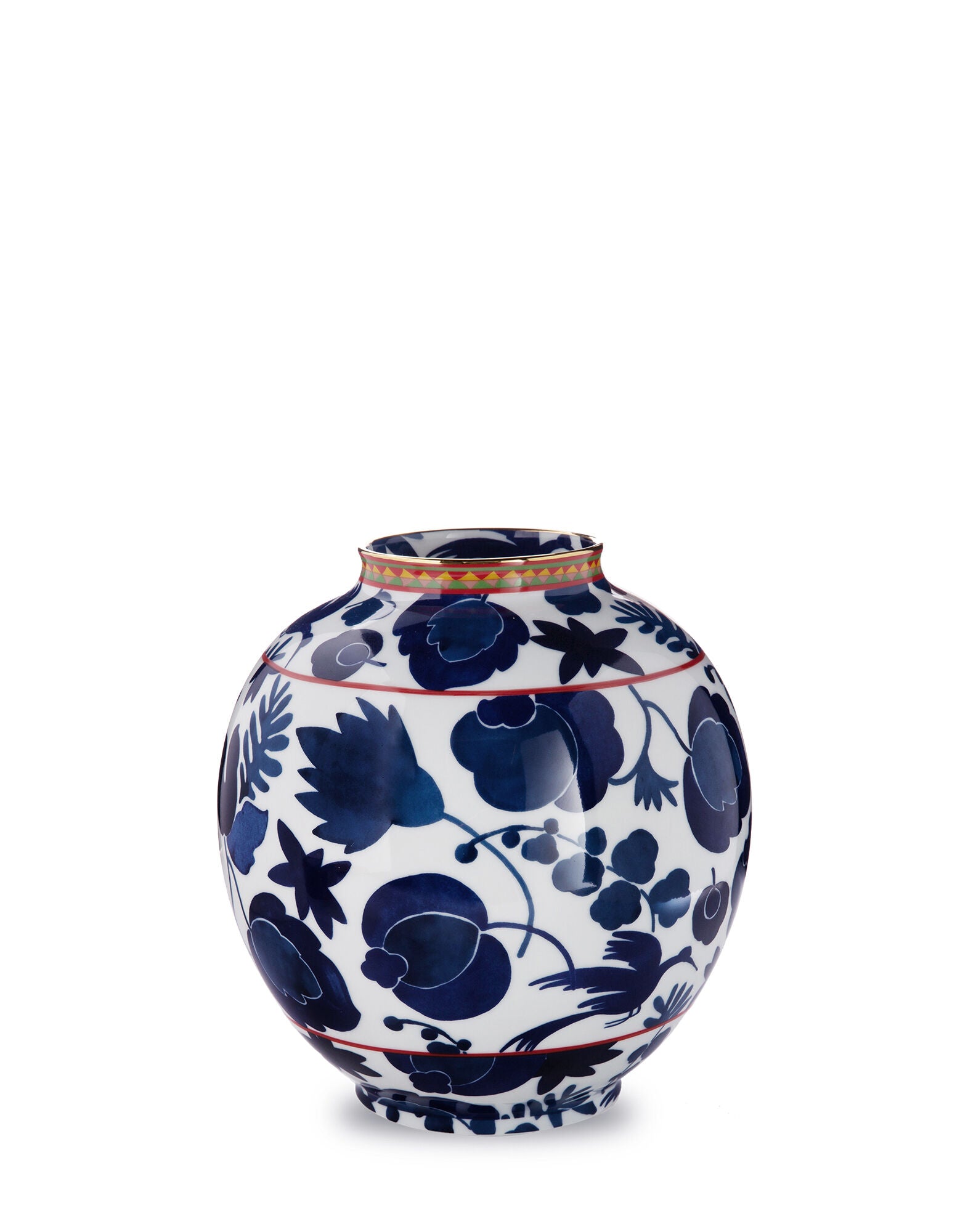 Bubble VaseWildbird Blu in Porcelain