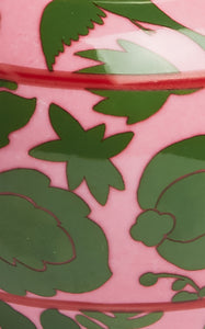 Bubble Vase in Wildbird Pink & Green