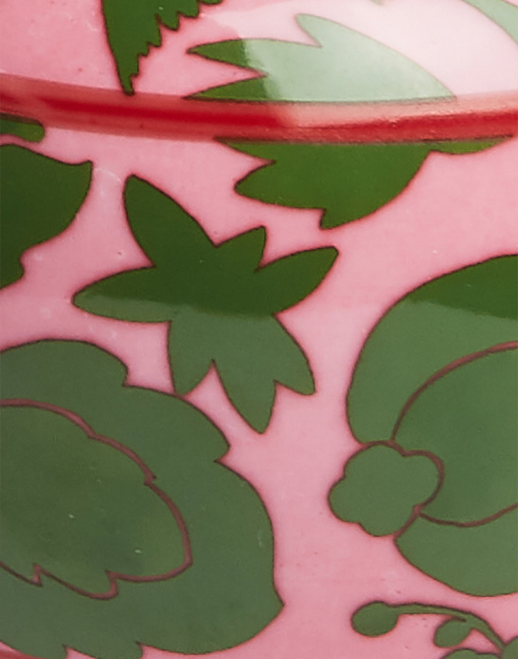 Tea Jar in Wildbird Pink & Green