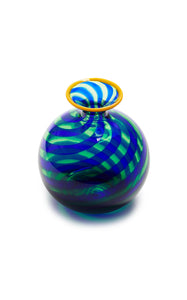 Mini Ciccio Vase in Rigadin Twist Blue