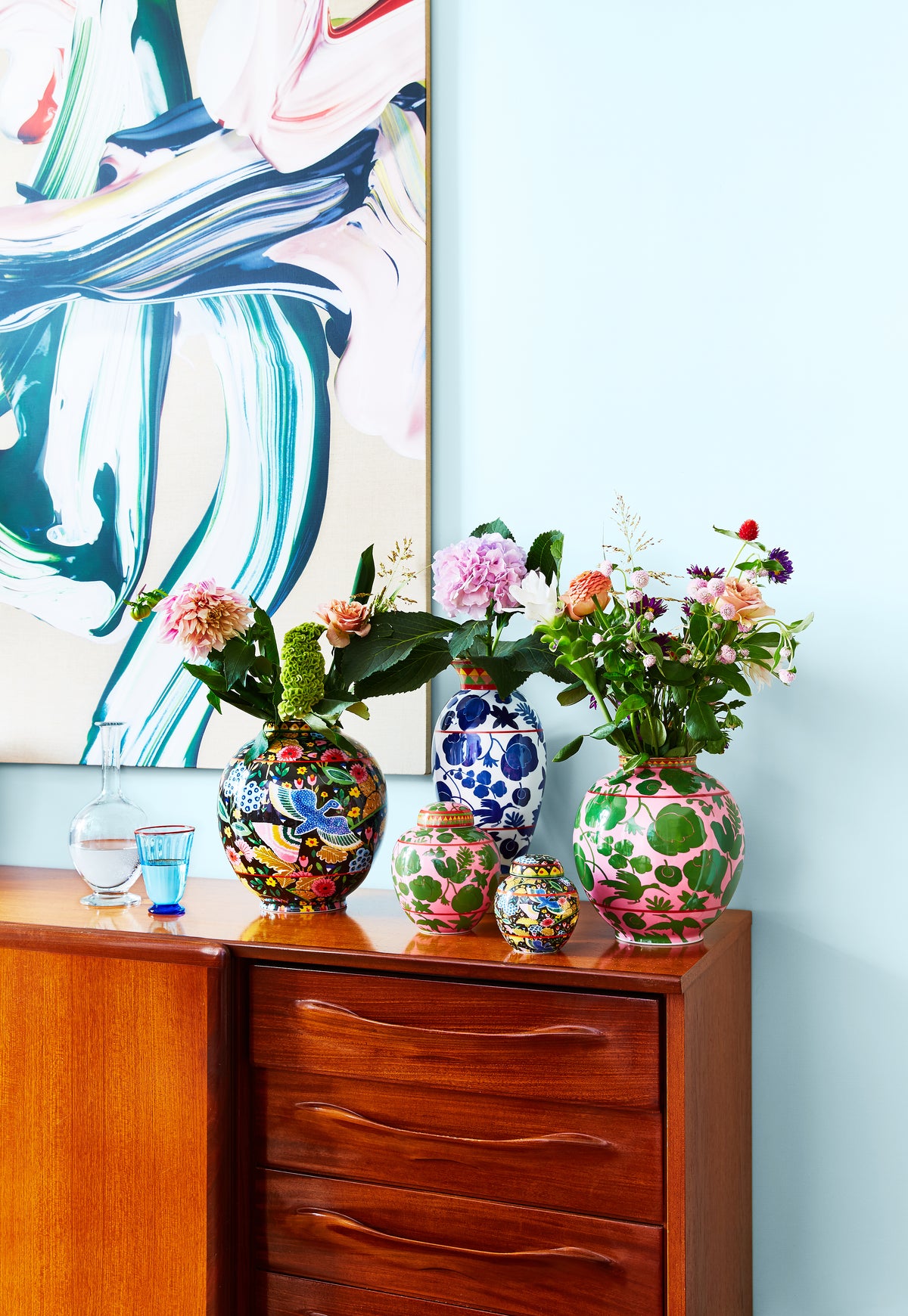 Big Bubble Vase in Colombo Black