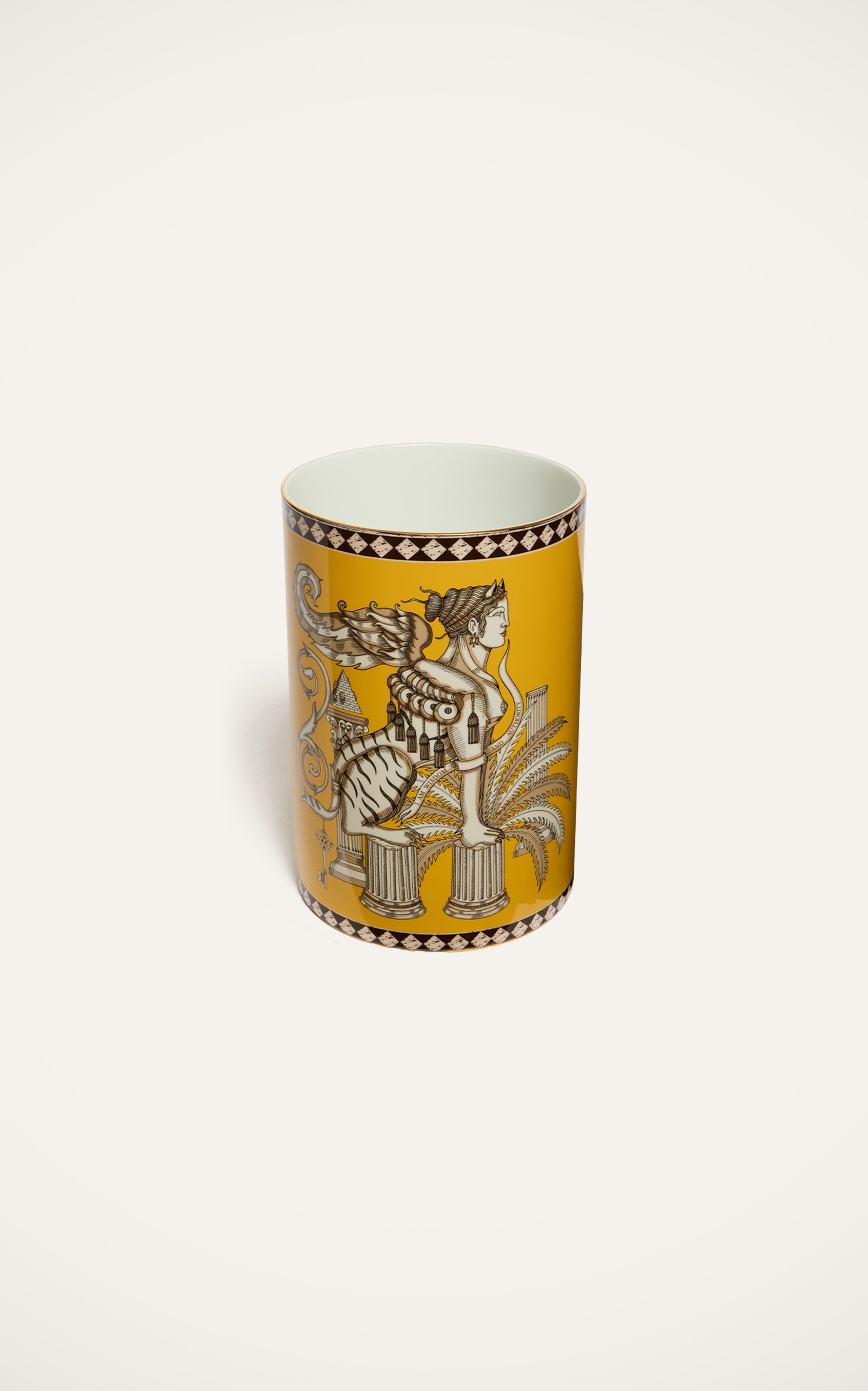 Pillar Vase in The Sphynx Saffron