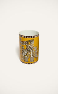 Pillar Vase in The Sphynx Saffron